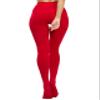 CozyWow Women's 80D Soft Opaque Tights, High Waist Solid Color Womens Tights with 30+ Colors(L-XL, Red) view 4