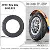 RUTU Heavy Duty 10x2 / 10x2.125 Tire - Compatible with Smart Electric Balance Scooter Bike, Bicycle, Tricycle, Stroller Replacement Wheels - For 10 inch Tires with 6 inch Rims view 2