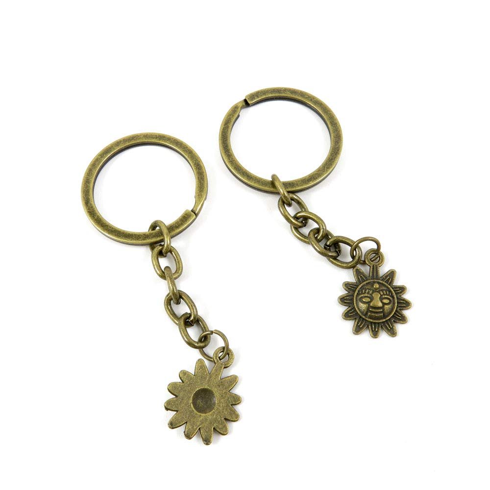 1 Items Keychain Keyring Key Tags Chains Rings Jewelry Bag Charms K8QP3 Titan Sunflower