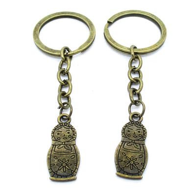 1 Items Keychain Keyring Key Tags Chains Rings Jewelry Bag Charms AA442 Virgencita Cuidame Doll