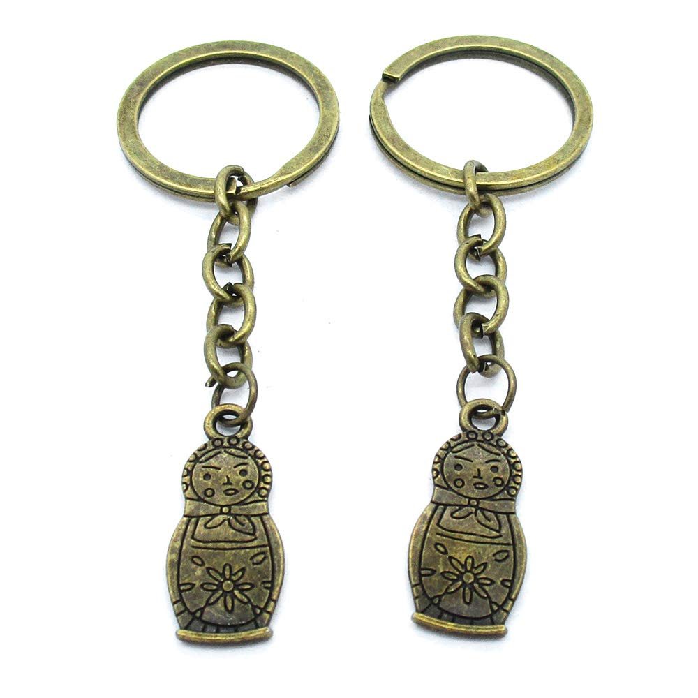1 Items Keychain Keyring Key Tags Chains Rings Jewelry Bag Charms AA442 Virgencita Cuidame Doll