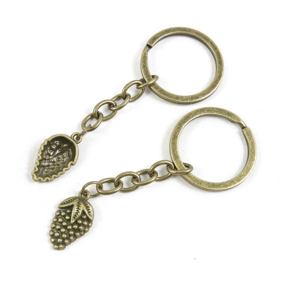 1 Items Keychain Keyring Key Tags Chains Rings Jewelry Bag Charms Q5RE9 Grapes