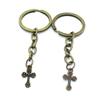 1 Items Keychain Keyring Key Tags Chains Rings Jewelry Bag Charms AA441 Latin Cross view 1