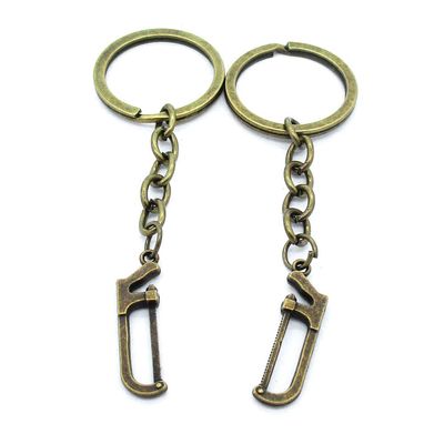 1 Items Keychain Keyring Key Tags Chains Rings Jewelry Bag Charms AA441 Hacksaw Hack Saw