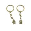 1 Items Keychain Keyring Key Tags Chains Rings Jewelry Bag Charms M6FJ4 Hollow Owl view 1