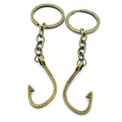 100 Items Keychain Keyring Key Tags Chains Rings Jewelry Bag Charms AA441 Hope Hook