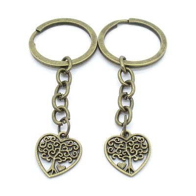 1 Items Keychain Keyring Key Tags Chains Rings Jewelry Bag Charms AA442 Life String Tree Oak Heart