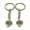 1 Items Keychain Keyring Key Tags Chains Rings Jewelry Bag Charms AA442 Life String Tree Oak Heart view 1