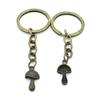 1 Items Keychain Keyring Key Tags Chains Rings Jewelry Bag Charms AA441 Mushroom view 1