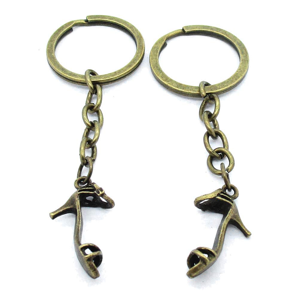 1 Items Keychain Keyring Key Tags Chains Rings Jewelry Bag Charms AA441 High Heels Shoes
