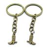 20 Items Keychain Keyring Key Tags Chains Rings Jewelry Bag Charms AA442 Womens Boot view 1