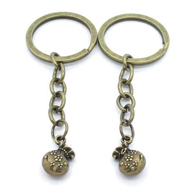 5 Items Keychain Keyring Key Tags Chains Rings Jewelry Bag Charms AA442 Purse Money Bag