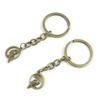 5 Items Keychain Keyring Key Tags Chains Rings Jewelry Bag Charms F3KV0 Bird Peace Pigeon view 1