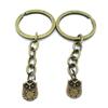 50 Items Keychain Keyring Key Tags Chains Rings Jewelry Bag Charms AA442 Owl view 1