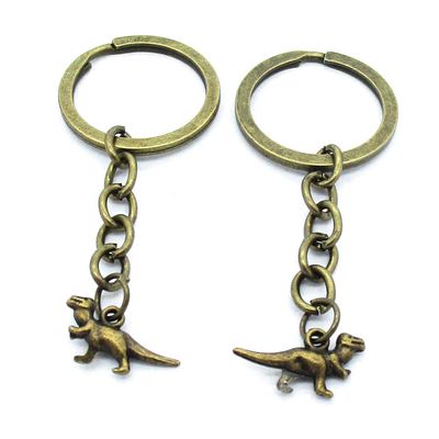 5 Items Keychain Keyring Key Tags Chains Rings Jewelry Bag Charms AA442 Dinosaur