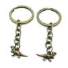 5 Items Keychain Keyring Key Tags Chains Rings Jewelry Bag Charms AA442 Dinosaur view 1