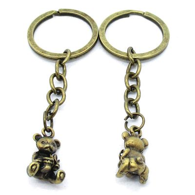 1 Items Keychain Keyring Key Tags Chains Rings Jewelry Bag Charms AA442 Winne Bear