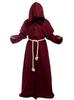 Gothden Medieval Renaissance Friar Cowl Robe Hooded Monk Robe Costume view 1