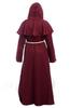 Gothden Medieval Renaissance Friar Cowl Robe Hooded Monk Robe Costume view 2