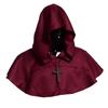 Gothden Medieval Renaissance Friar Cowl Robe Hooded Monk Robe Costume view 3