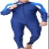 Aivtalk Men UV Protection Wetsuit Full Body Swimsuit Quick Dry Diving Suit for Snorkeling Surfing Scuba Diving Blue M view 1