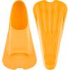 CAPAS Swim Training Fins Comfortable Silicone Lap Swimming Short Blade Floating Flippers with Mesh Bag for Adult Men Women Build Leg Strength view 1