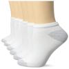 davido Women socks ankle low cut 100% cotton 8 pairs (9-11, white/gray) view 1