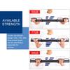 INNOLIFE Power Twister Bar Exerciser Workout Adjustable Chest Expander - 55/77/99lb view 2