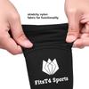 FitsT4 Sports Volleyball Arm Sleeves for Girls Passing Forearm Sleeves with Protection Pads and Thumbhole for Youth,Black 10" view 4