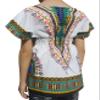 RaanPahMuang Childs African Dashiki Festival Bright Cotton Open Collar Shirt, Small, New White Sea Green view 2