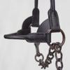Derby Originals Bronze Beauty Premium Round Rolled Leather Cattle Show Halter with Matching Chain Lead view 2