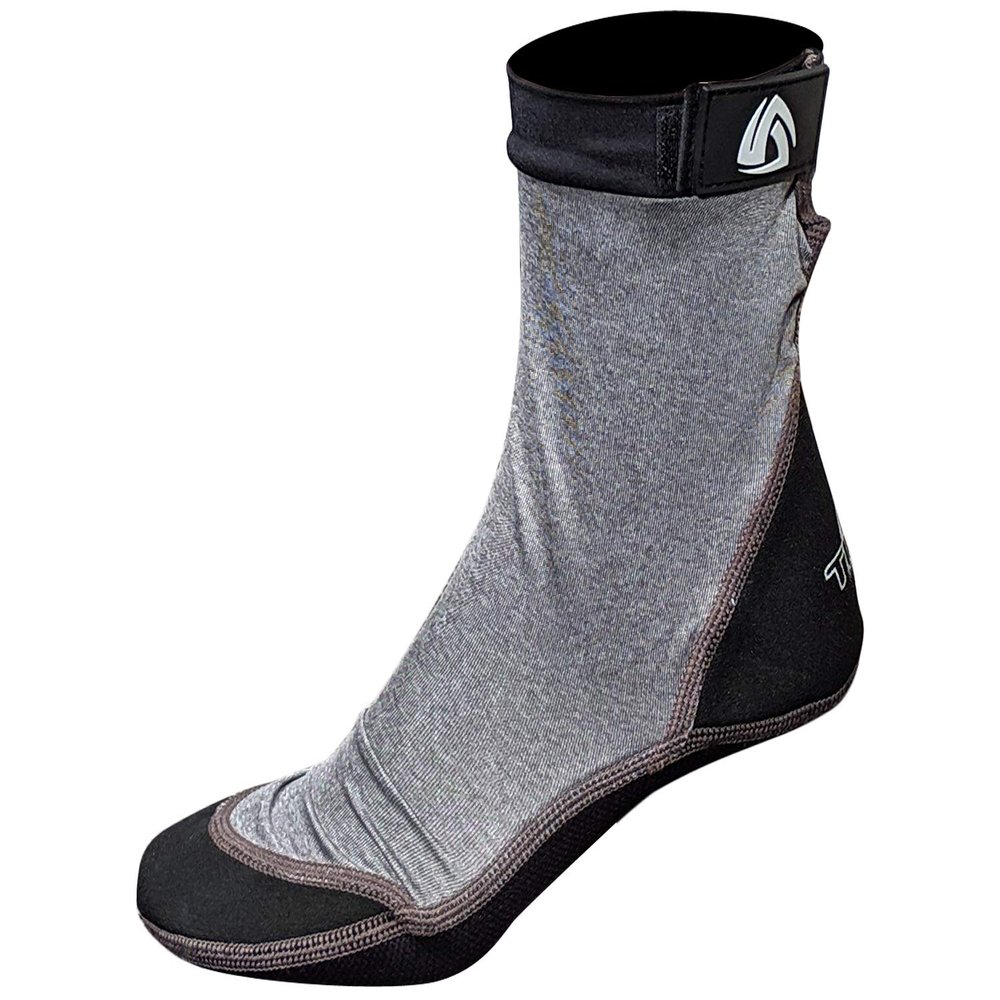Tilos Sport Skin Socks for Adults and Kids, Protect Against Hot Sand & Sunburn for Water Sports & Beach Activities (M, Heather Fog)