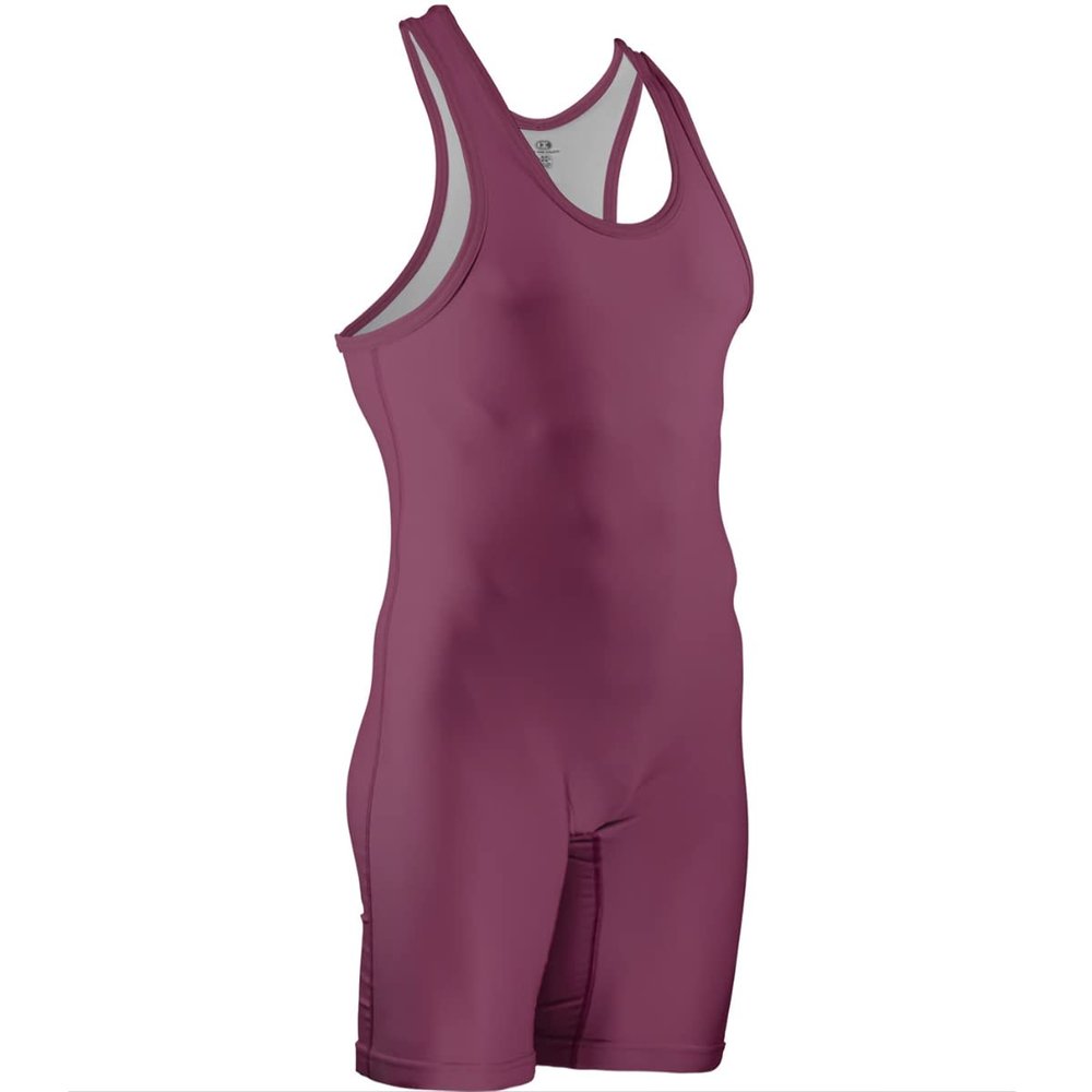 Cliff Keen | L7943J | The Relentless Stock Wrestling Singlet | MXS Fabric Technology | Wrestlers Choice! (Maroon, 2XL)