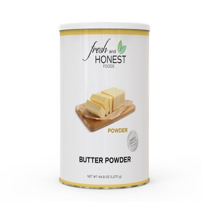 Fresh and Honest Foods Butter Powder 44.8 OZ #10 Can
