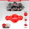 PowerNet Crusher Training Baseballs, Baseball Hitting Trainer for Improved Speed, Power & Coordination, Batting Practice Baseballs 12PK (Red) view 2