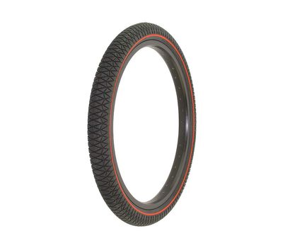 Alta Bicycle Tire Duro 20" x 1.95" Bike Tire Vendetta Thread, Multiple Colors (Black/Red Side Line)