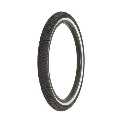 Alta Bicycle Tire Duro 20" x 1.95" Bike Tire Vendetta Thread, Multiple Colors (Black/White Wall)