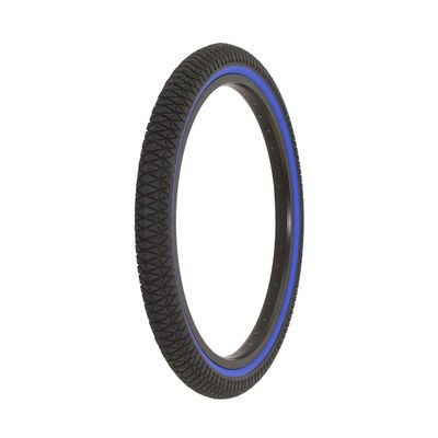 Alta Bicycle Tire Duro 20" x 1.95" Bike Tire Vendetta Thread, Multiple Colors (Black/Blue Wall)