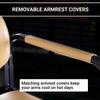 MODZ Flip4 Golf Cart Rear Seat Kit Compatible with Yamaha G14 - G22 Models  Tan view 4