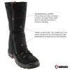 Kahtoola LEVAgaiter Tall GTX Gaiters, Waterproof Gore-TEX Shoe & Boot Protection for Mountaineering, Off-Trail Hiking in Mud, Snow & Ice - Black|Black - Large view 3