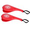 Alomejor Taekwondo Kick Pads Double Kick Strike Pads for Kickboxing Training Sports Karate Kicking Target Adult Children (Red) view 1