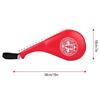 Alomejor Taekwondo Kick Pads Double Kick Strike Pads for Kickboxing Training Sports Karate Kicking Target Adult Children (Red) view 2