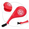 Alomejor Taekwondo Kick Pads Double Kick Strike Pads for Kickboxing Training Sports Karate Kicking Target Adult Children (Red) view 3