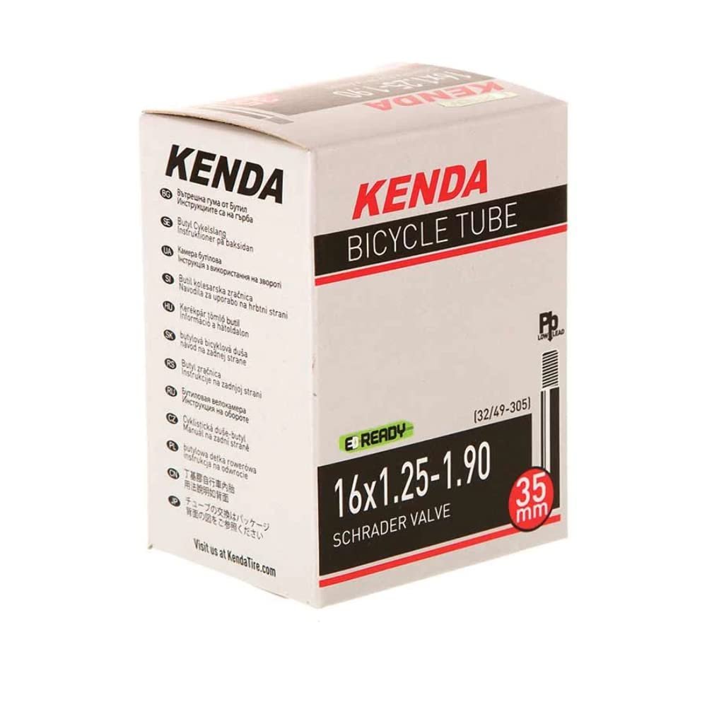 Kenda, Schrader, Tube, Schrader, Length: 35mm, 16'', 1.75-2.35