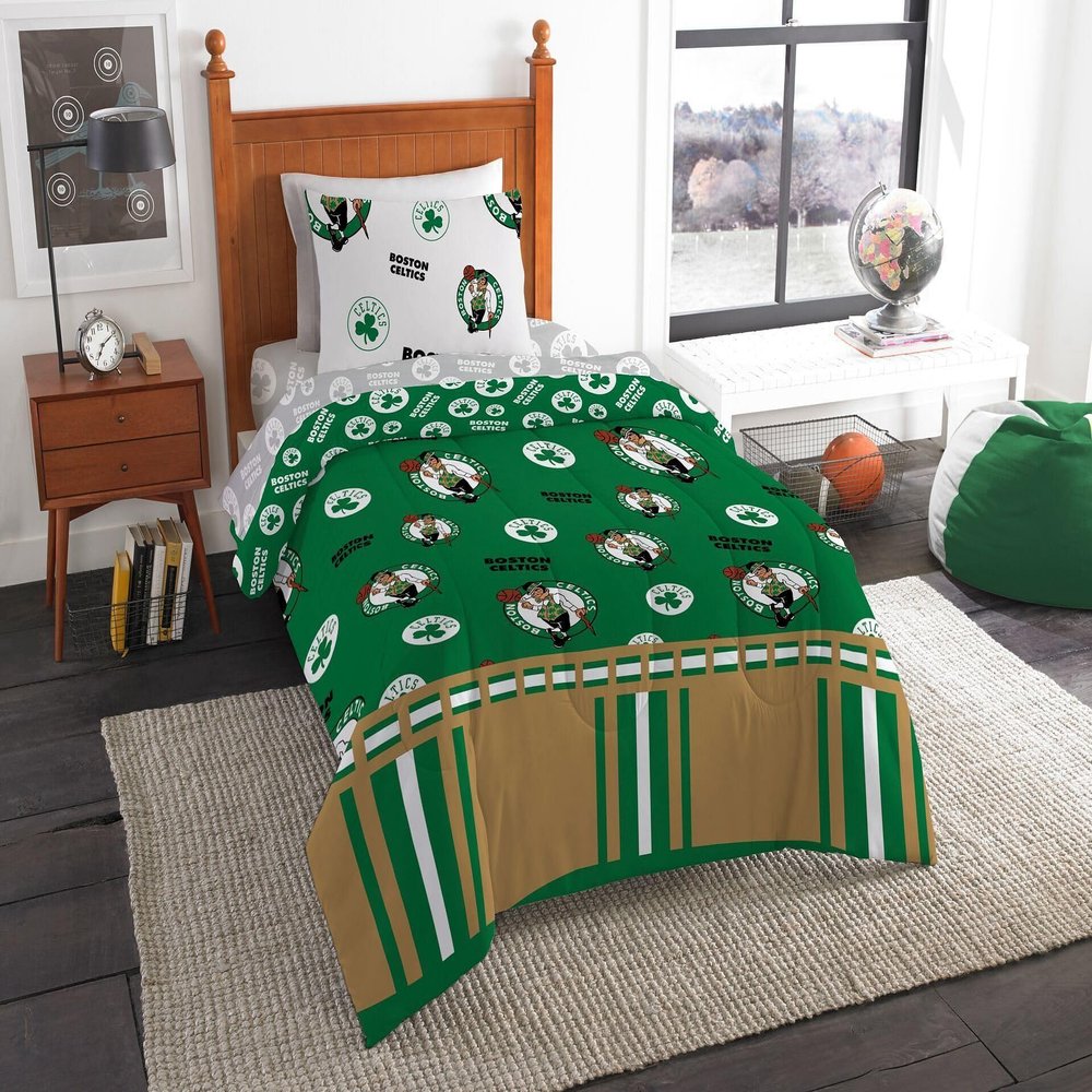 The Northwest Company NBA Boston Celtics Twin Bed In a Bag Set, 64" x 86"