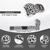 DEFY Padded Inner Gloves Quick 75cm Long Strap  Inner Boxing Gloves Gel Padded Knuckle Protection  Elasticated Boxing Hand Wraps for MMA Muay Thai Kickboxing Martial Arts Pair (Leopard Spots, XL) view 4