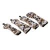 4Pcs/Set Premium PU Golf Covers 3 5 UT Wood Replacement & Interchangeable Number Tag, Camo Brown view 2