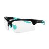 Walker's Unisex Teal Impact Resistant Sport Glasses | Durable Non-Slip Rubberized Frame UV Protection Shooting Outdoor Sports Glasses w/ Clear Lenses view 3