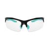 Walker's Unisex Teal Impact Resistant Sport Glasses | Durable Non-Slip Rubberized Frame UV Protection Shooting Outdoor Sports Glasses w/ Clear Lenses view 4