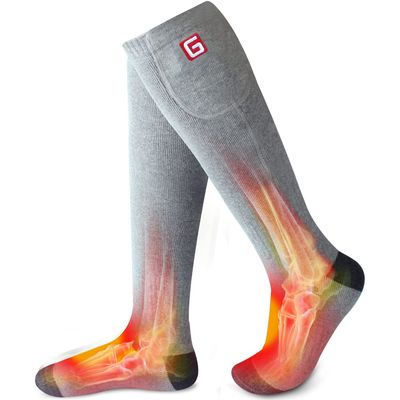 Heated Socks Men's Winter Socks Winter Cold Weather Sox Washable Arthritis Feet Warmer for Hunting Camping Oudoot Work